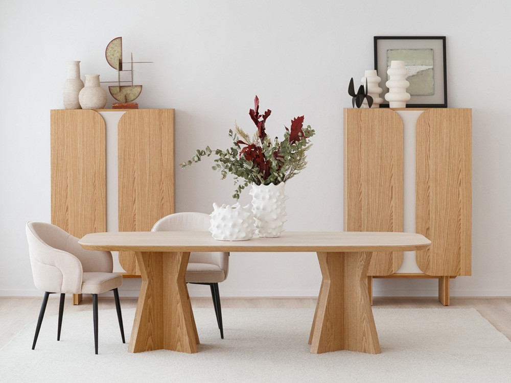 Mesa fija de comedor Línea de VP Interiorismo - 1