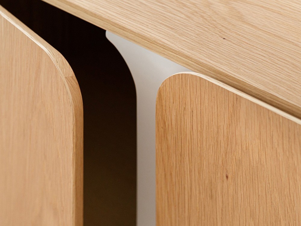 Mueble TV Curva roble de VP Interiorismo - 4