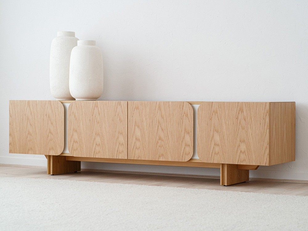 Mueble TV Curva roble de VP Interiorismo - 7