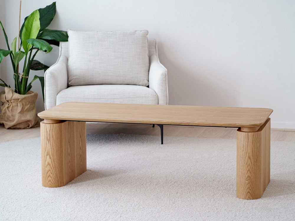 Mesa de centro Línea de chapa de fresno VP Interiorismo - 1