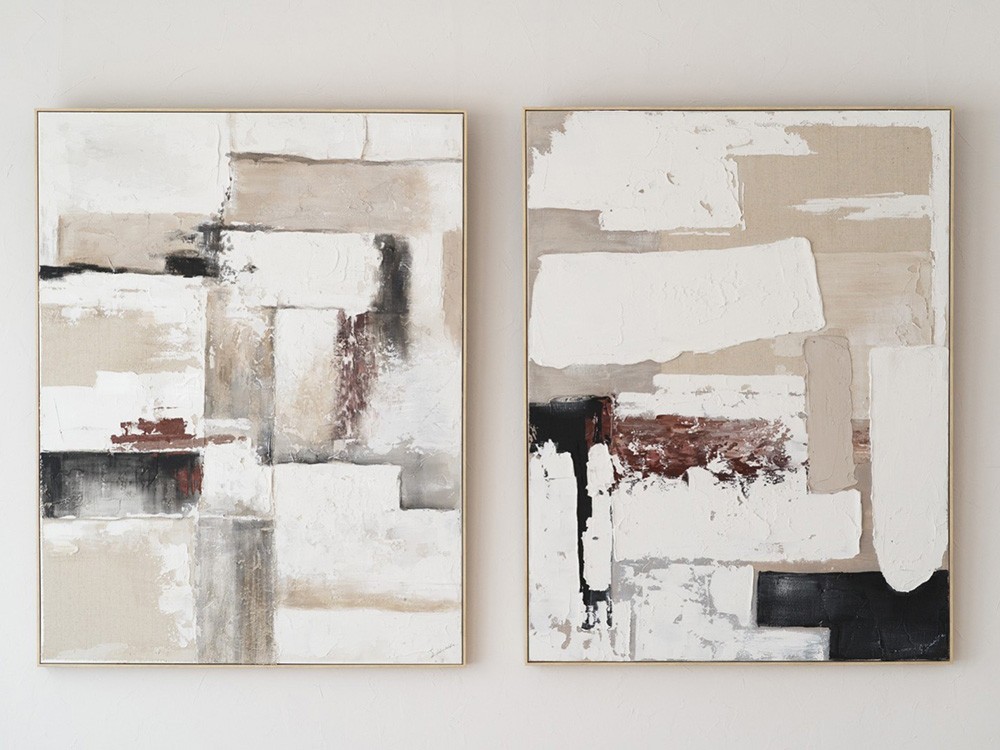 Cuadro abstracto Arena N1 de VP Interiorismo - 5