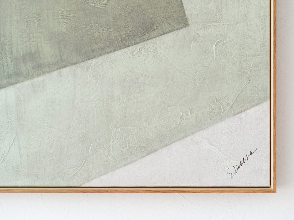 Cuadro abstracto Sombras en verde N1 de VP Interiorismo - 3