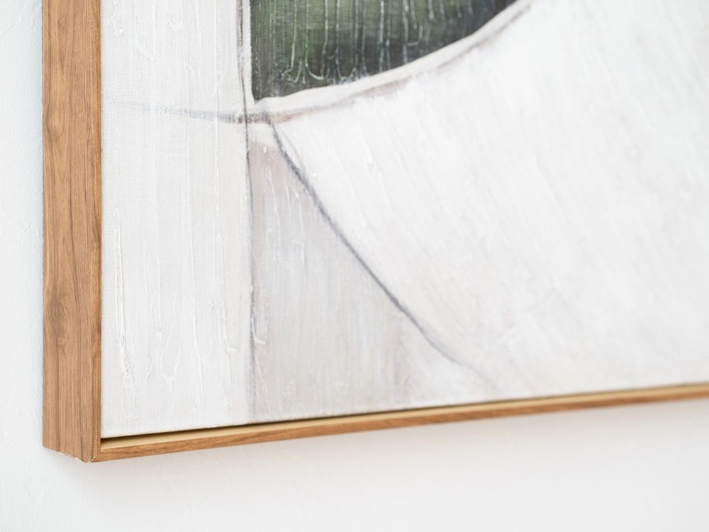 Cuadro Abstracción en verde y gris N1 de VP Interiorismo - 4