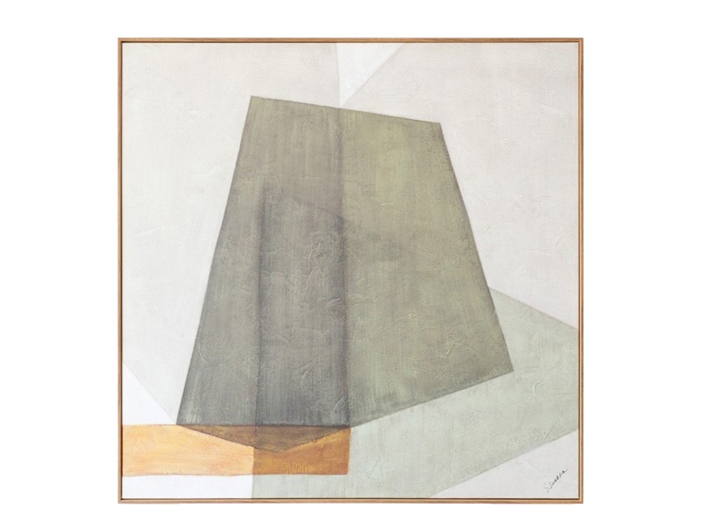 Cuadro Sombras en verde N1