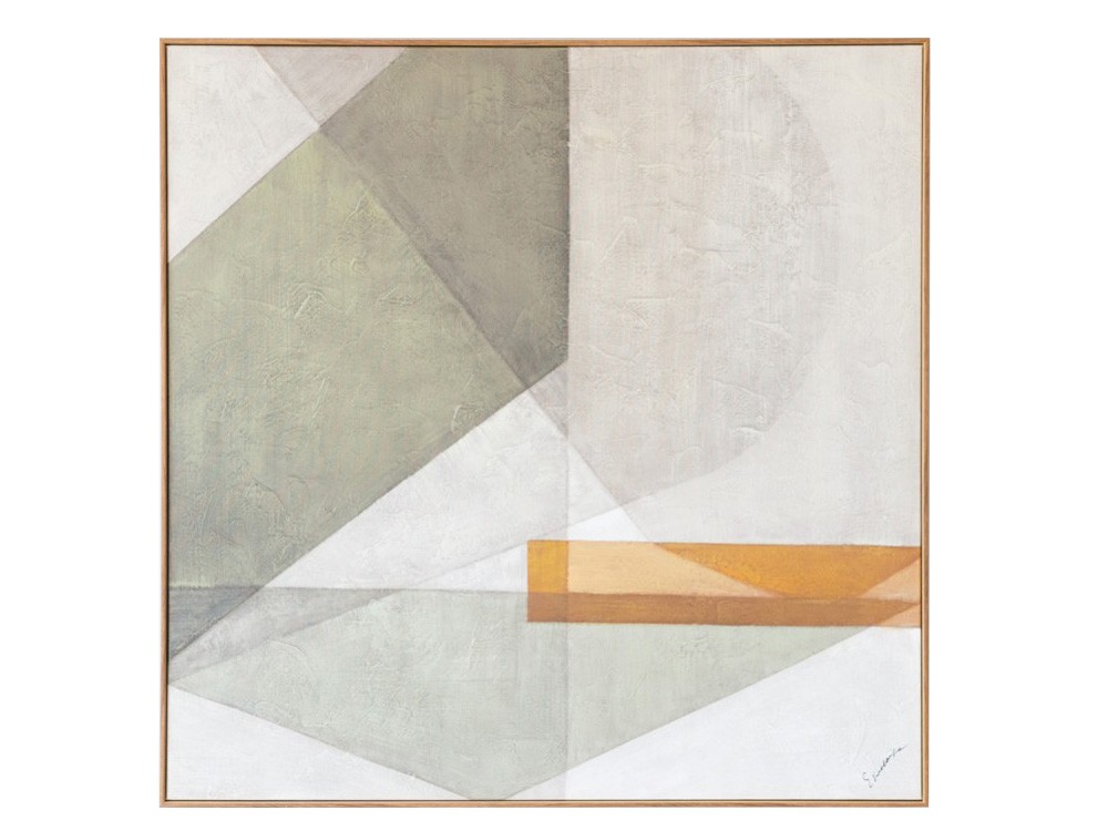 Cuadro abstracto Sombras en verde N2 de VP Interiorismo - 1