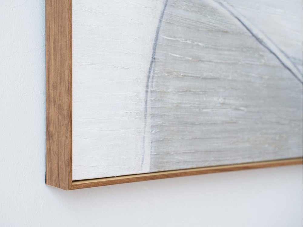 Cuadro Abstracción en verde y gris N2 de VP Interiorismo - 4