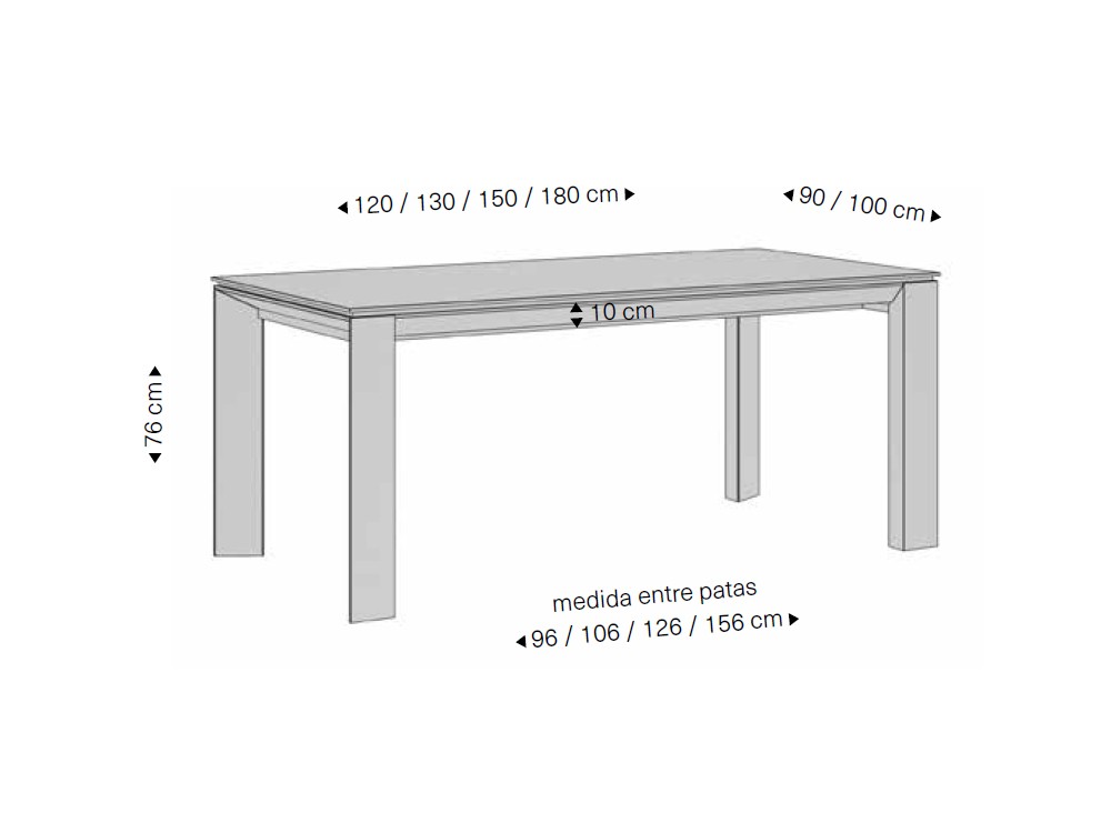 Mesa extensible Zumbido de Rodri Diseño - 7