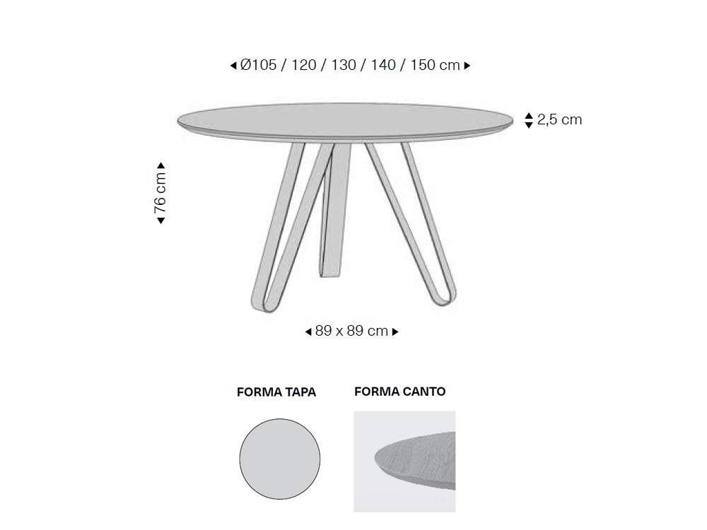 Mesa redonda Timón de Rodri Diseño - 3