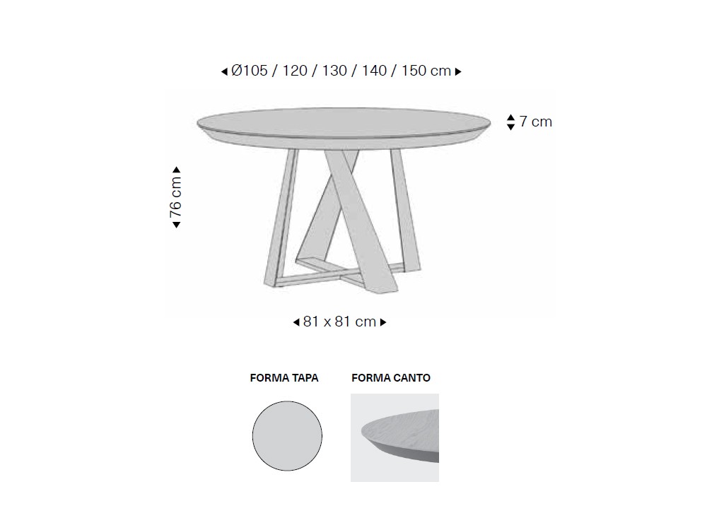 Mesa redonda Framework de Rodri Diseño - 3