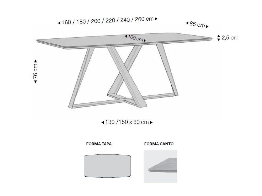 Mesa Casiraghi porcelánico de Rodri Diseño - 4