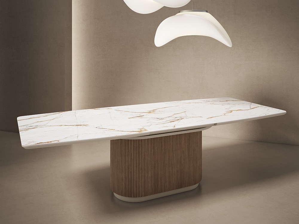 Mesa extensible Mosley Porcelánico de Rodri Diseño - 1