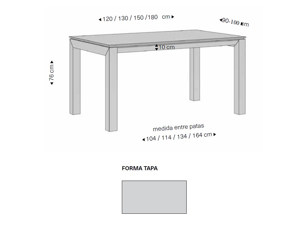 Mesa extensible Bass de Rodri Diseño - 4