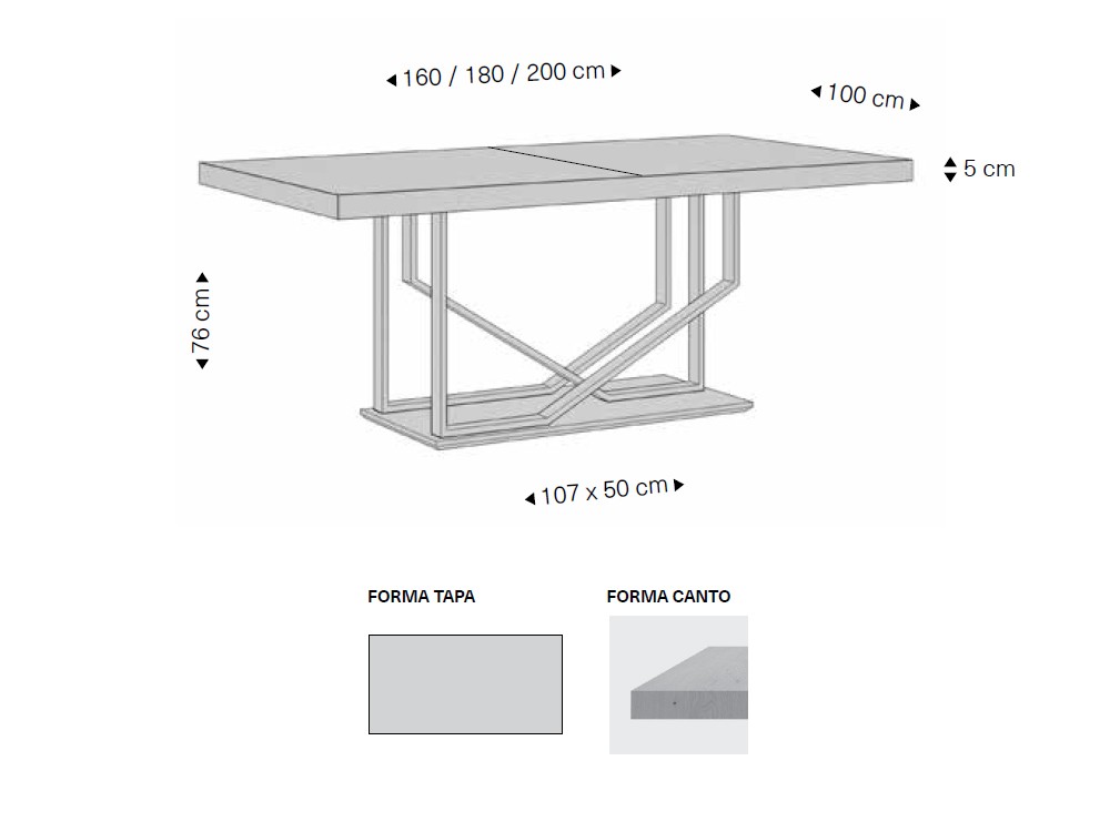 Mesa extensible Varya de Rodri Diseño - 6