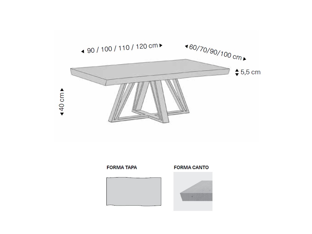 Mesa de centro Dikas de Rodri Diseño - 3