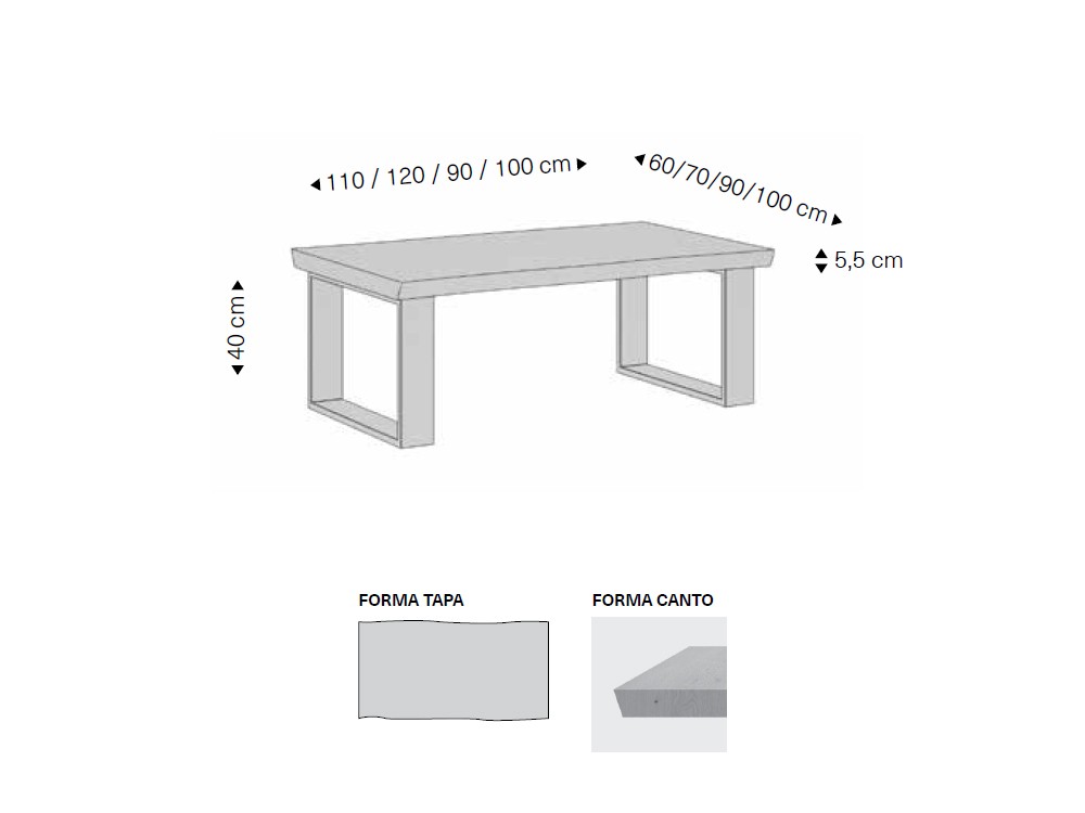 Mesa de centro Nube de Rodri Diseño - 3
