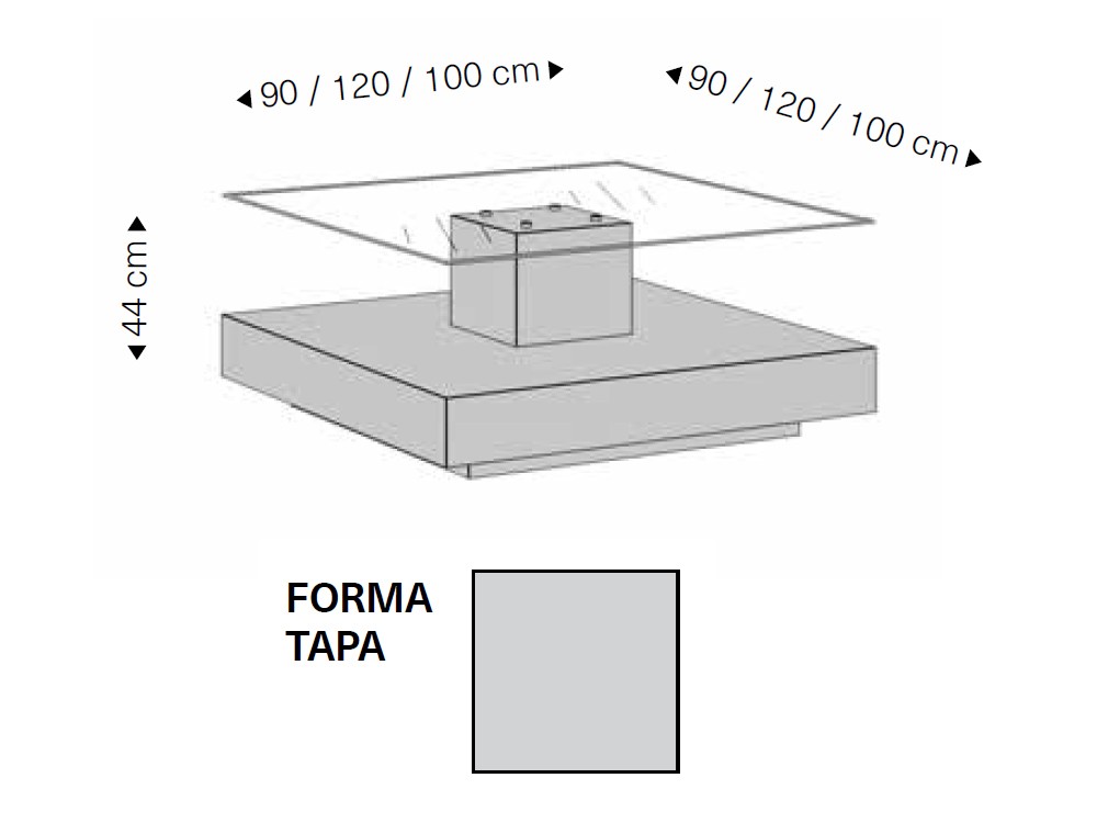 Mesa de centro con cajones Hipster de Rodri Diseño - 5