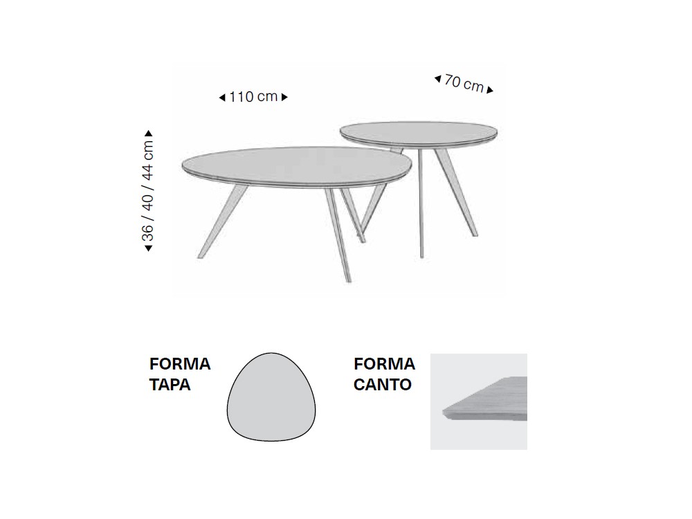 Mesa de centro Dennys