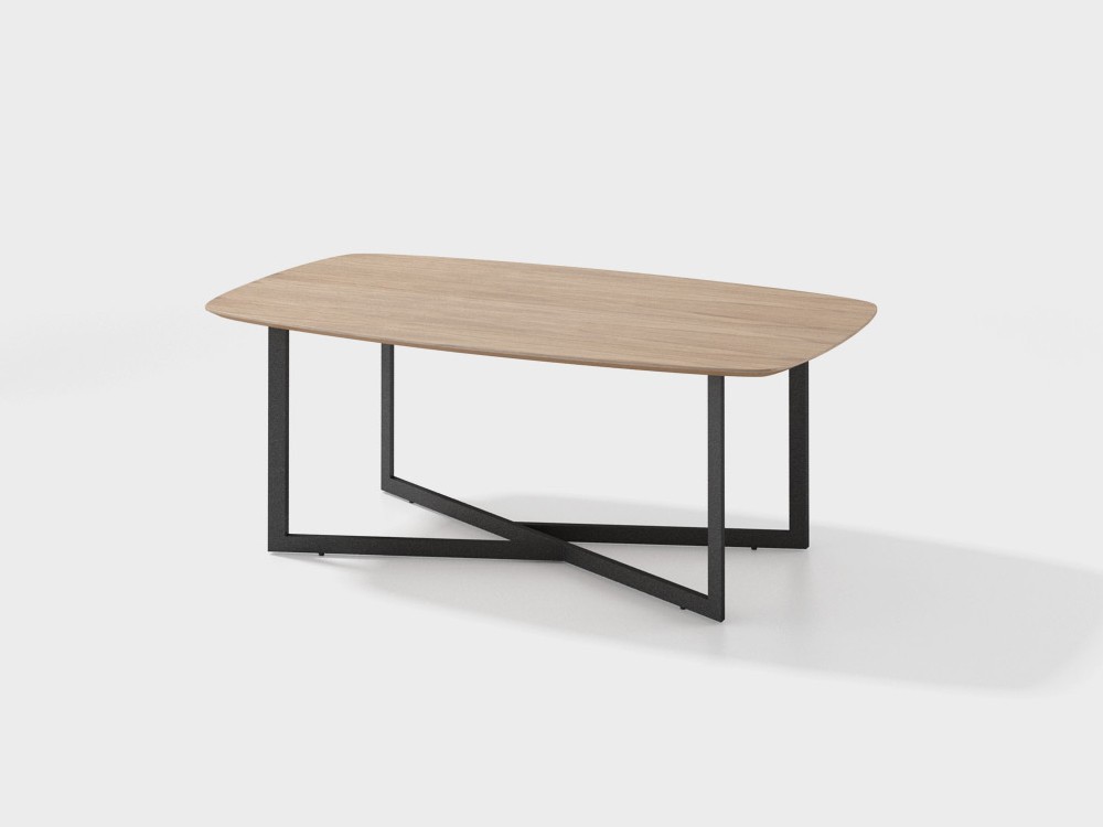 Mesa de centro en chapa natural o porcelánico Bill de Rodri Diseño - 2