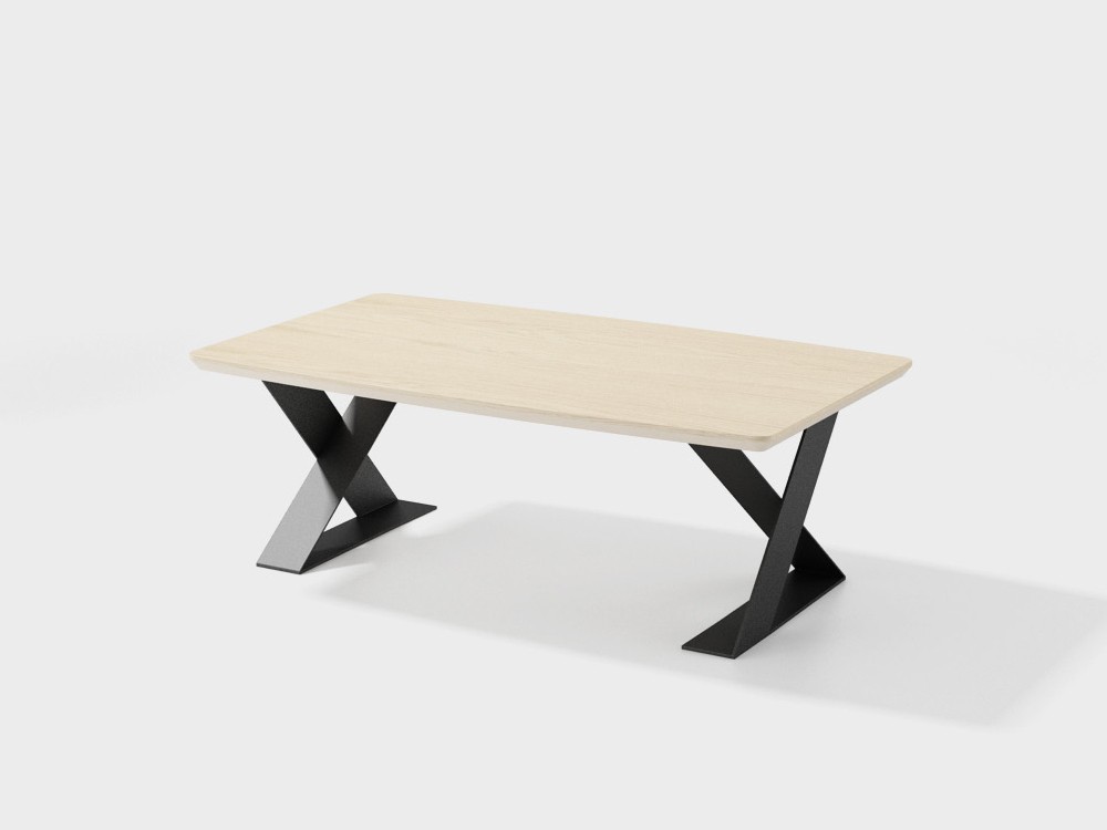 Mesa de centro Dewey de chapa natural Rodri Diseño - 2