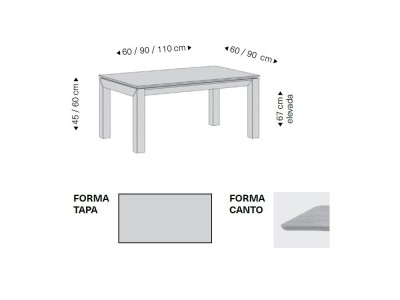 Mesa de centro elevable Bruss de Rodri Diseño - 4