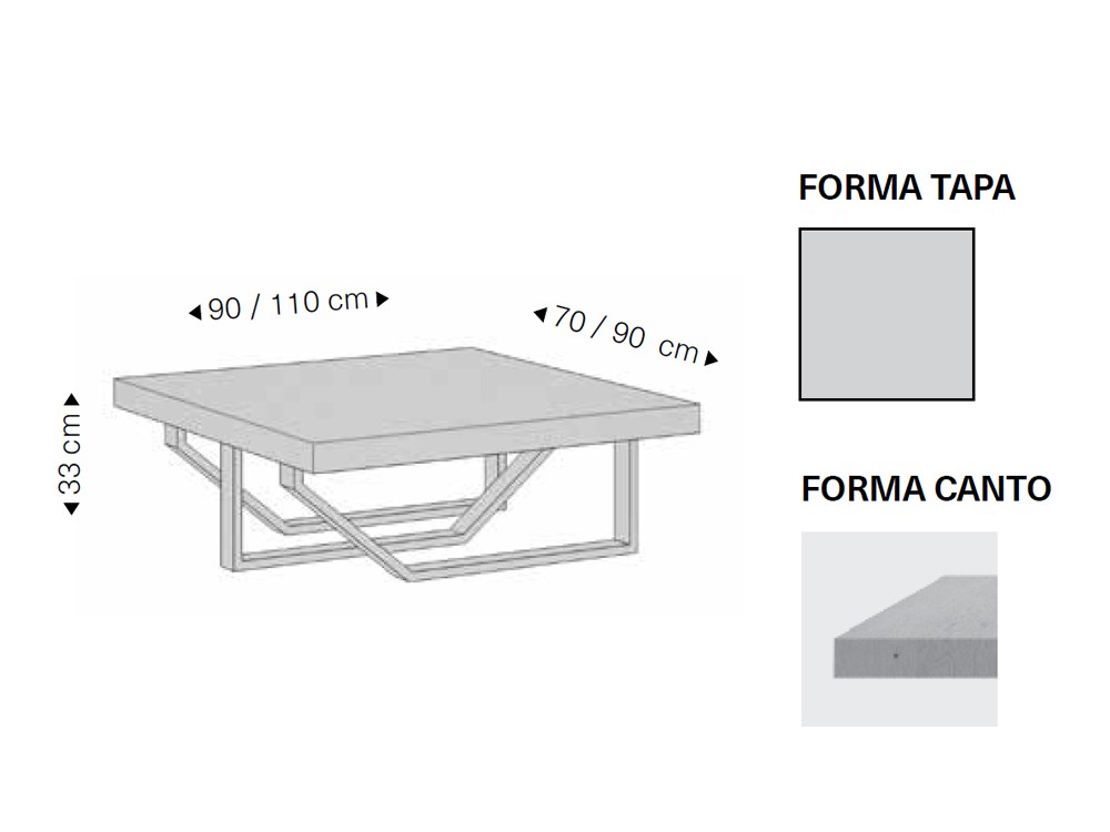 Mesa de centro Marcus