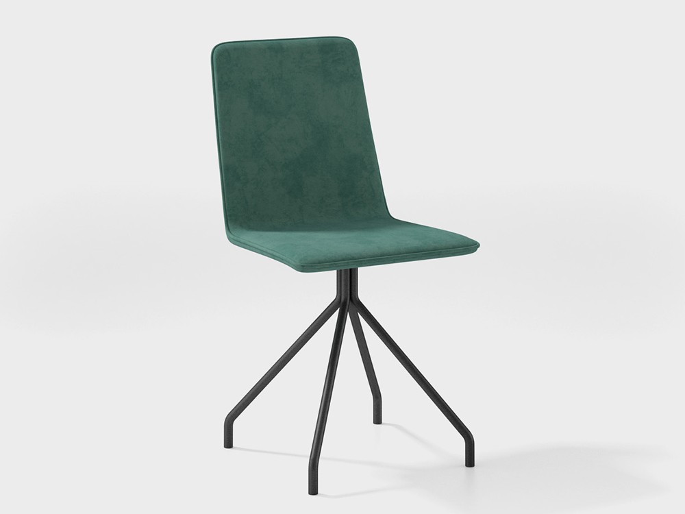 Silla giratoria Black tapizada de Rodri Diseño - 1