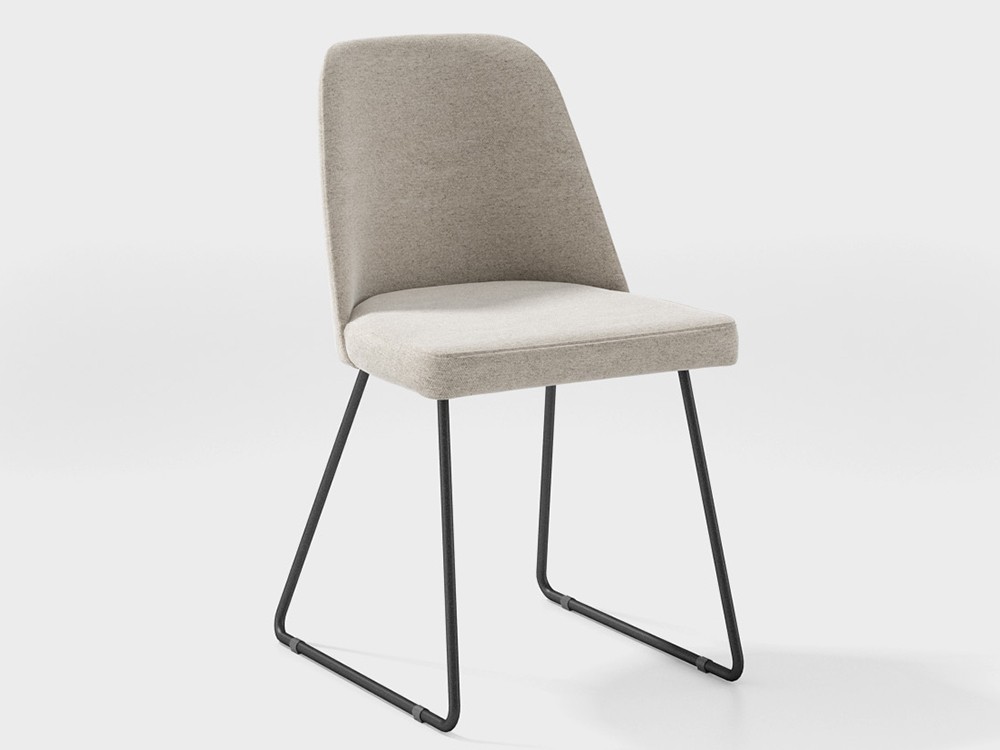 Silla tapizada de comedor Duero de Rodri Diseño - 1