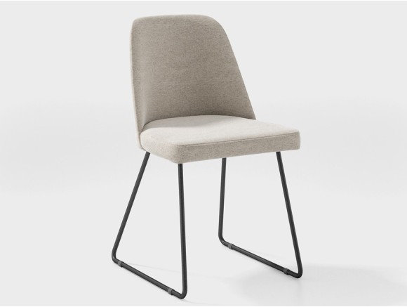 Silla tapizada de comedor Duero de Rodri Diseño - 1