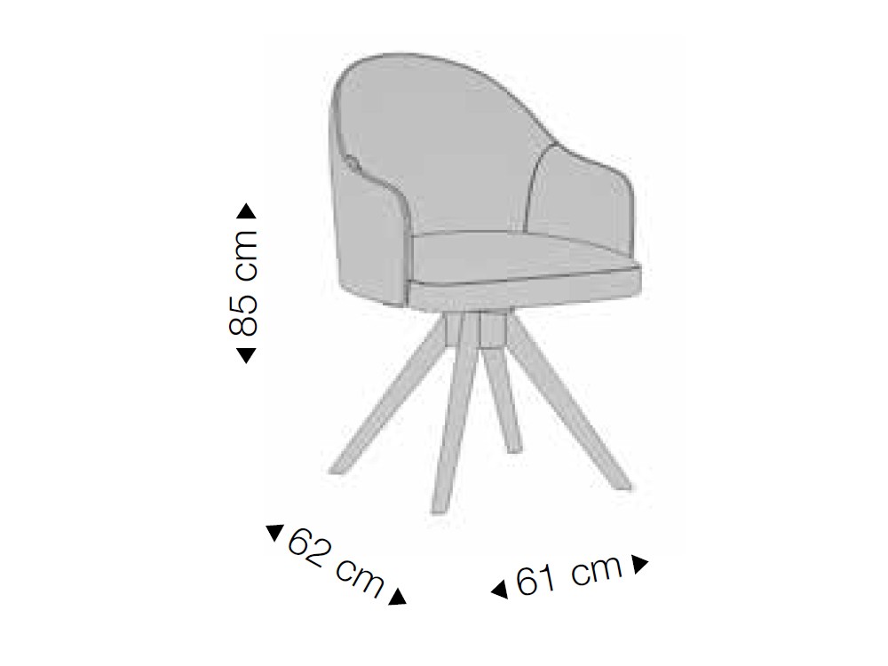 Silla giratoria Gates de Rodri Diseño - 3