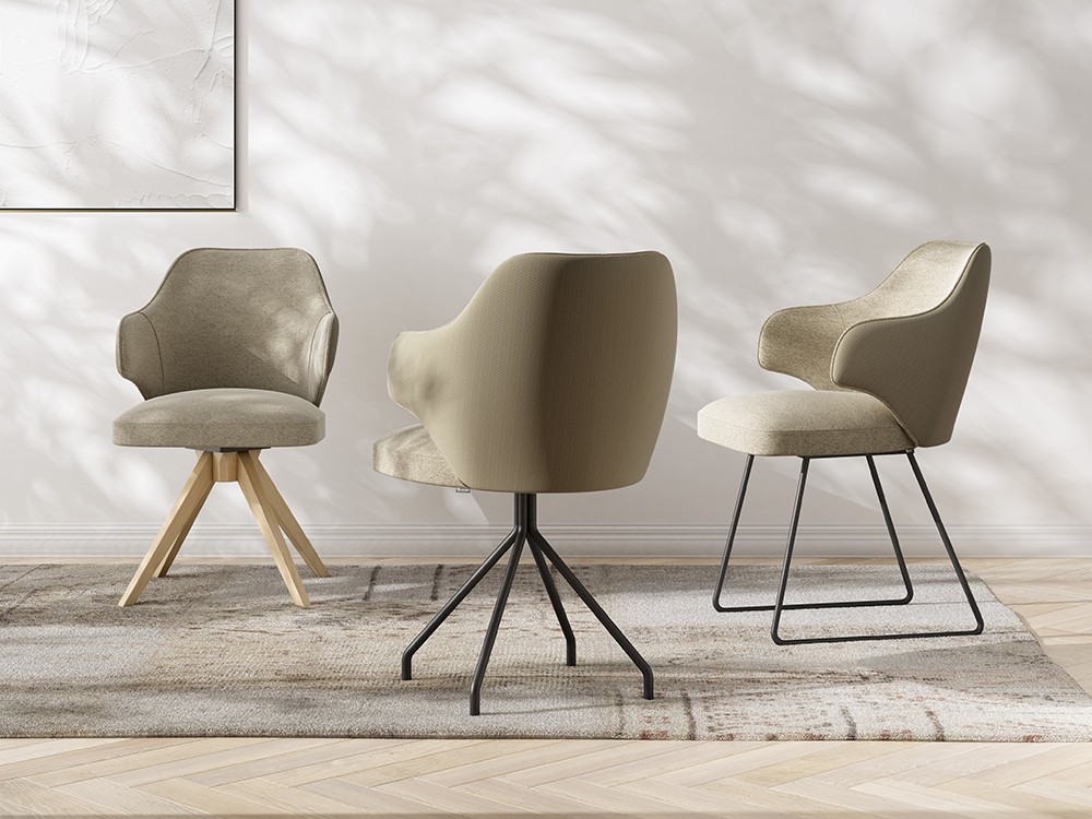 Silla giratoria Kenza de Rodri Diseño - 2