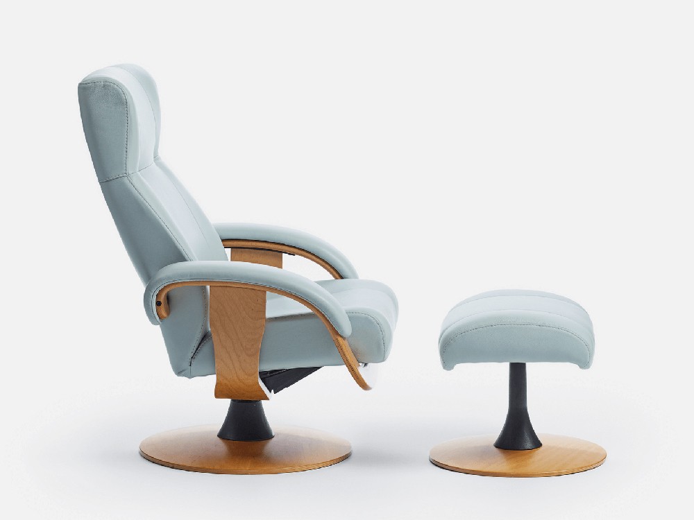 Butaca reclinable y giratoria Tell Piel de Tajoma - 4