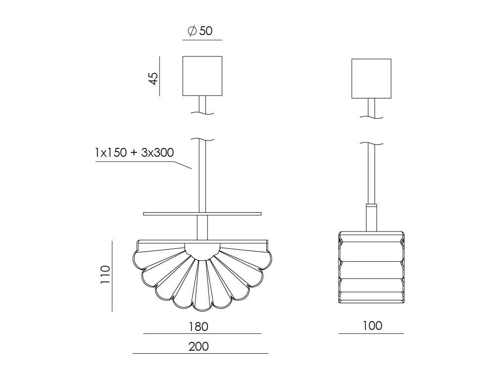 Lámpara de techo Gina de Aromas del campo - 4