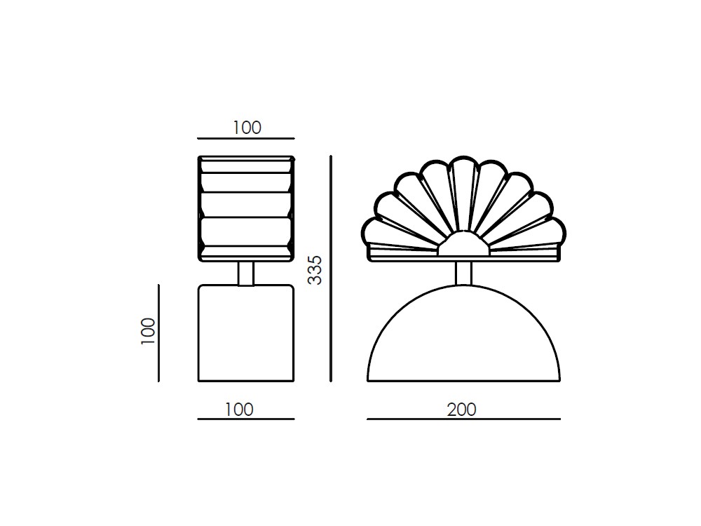 Lámpara de sobremesa Gina de Aromas del campo - 3