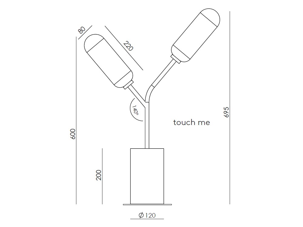 Lámpara de sobremesa Lari de Aromas del campo - 3