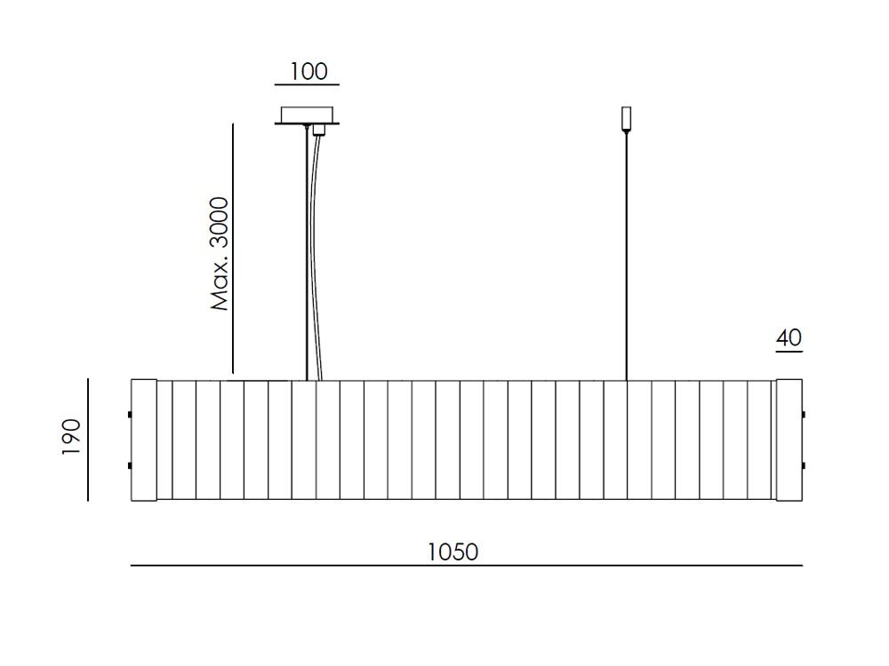 Lámpara de techo Nosa de Aromas del campo - 4