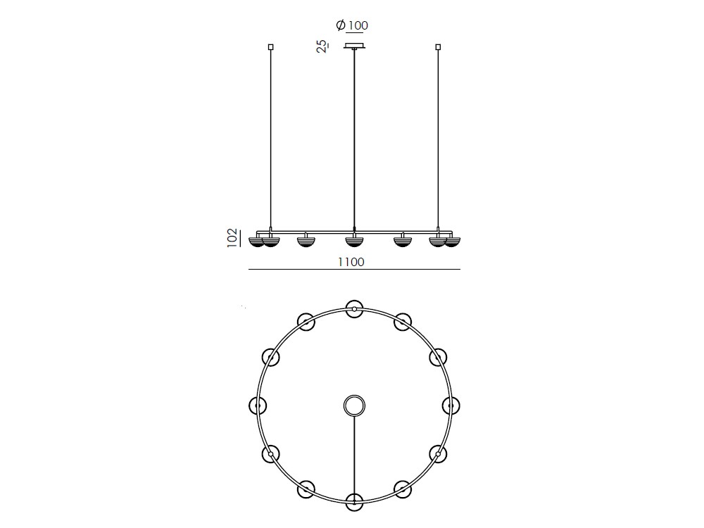 Lámpara de techo Hado de Aromas del campo - 8
