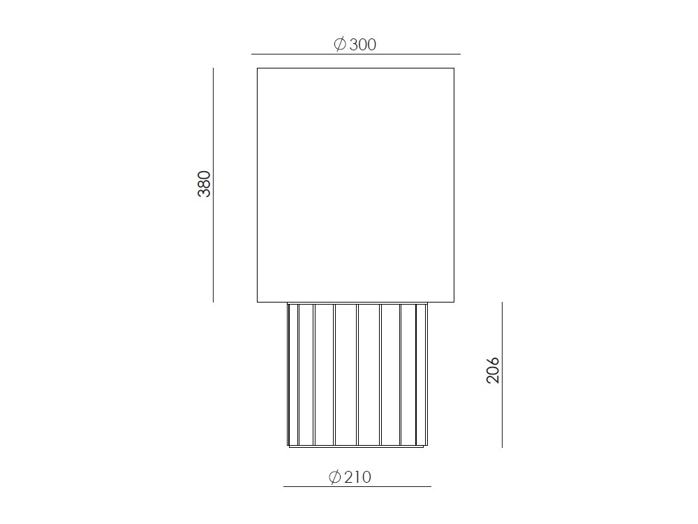 Pie de lámpara Dena de Aromas del campo - 4