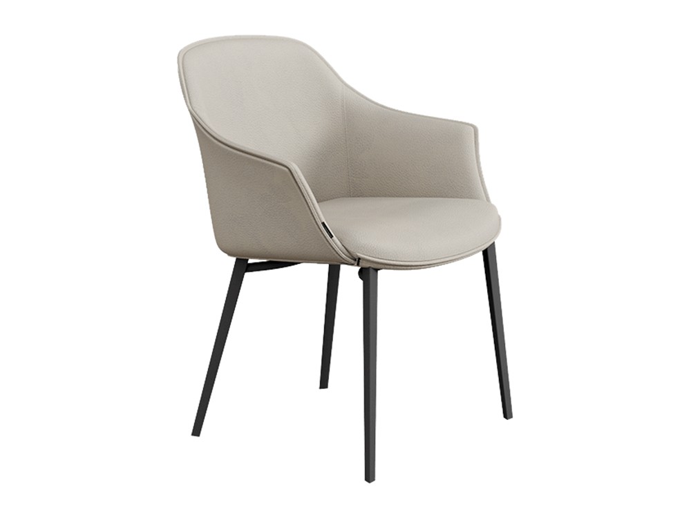 Silla fija con pies metálicos Kedua Mobliberica - 8