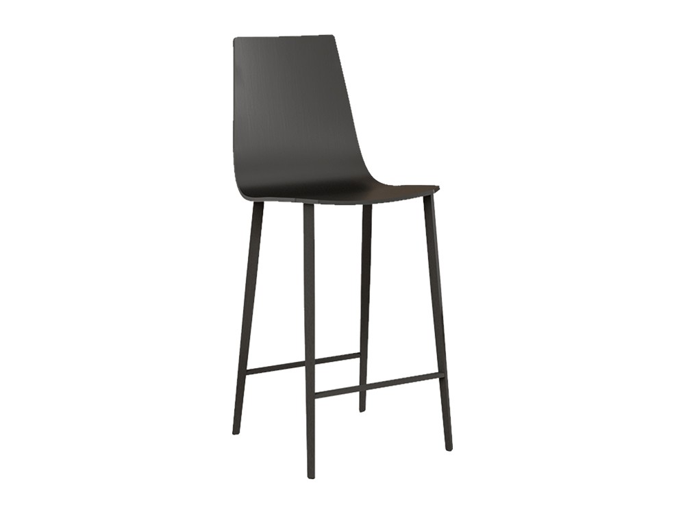 Taburete con asiento de madera o tapizado Salt Mobliberica - 9