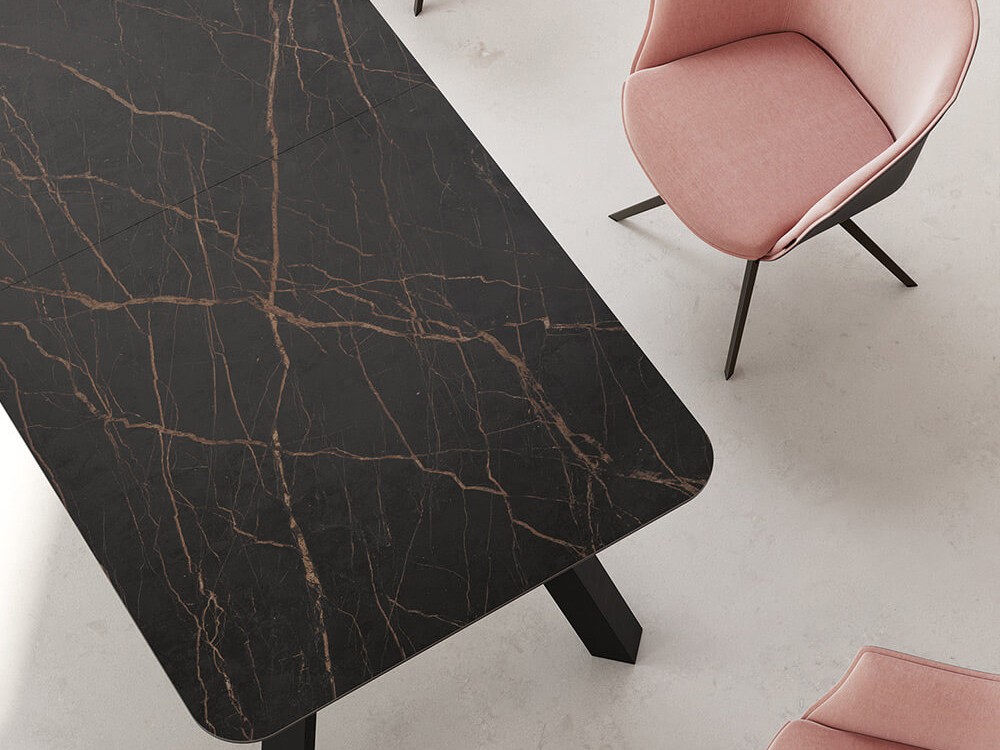 Mesa de comedor extensible rectangular Esla Mobliberica