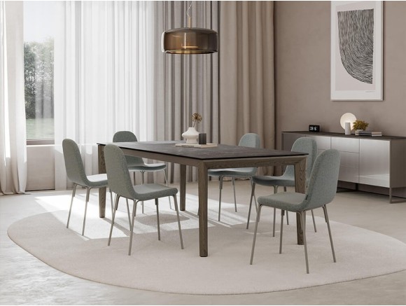 Mesa de comedor fija o extensible Ilex Mobliberica - 4