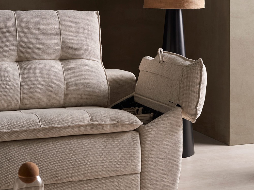 Sofá de dos o tres plazas fijo o relax Gio de Acomodel - 3