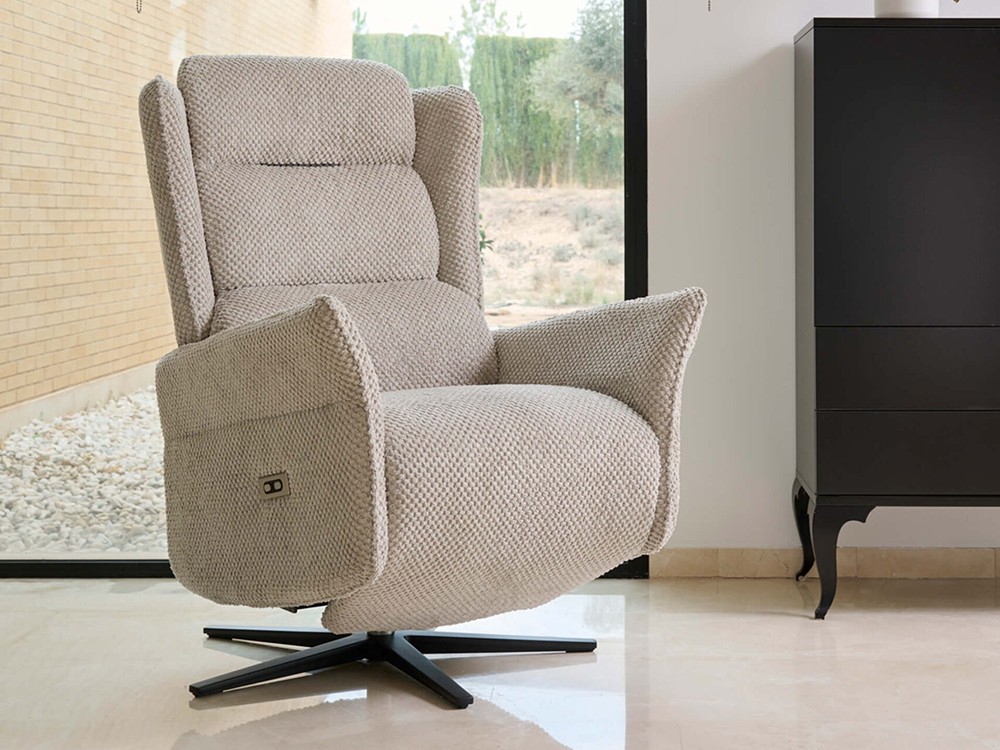 Sillón giratorio relax Bondu de acomodel - 1
