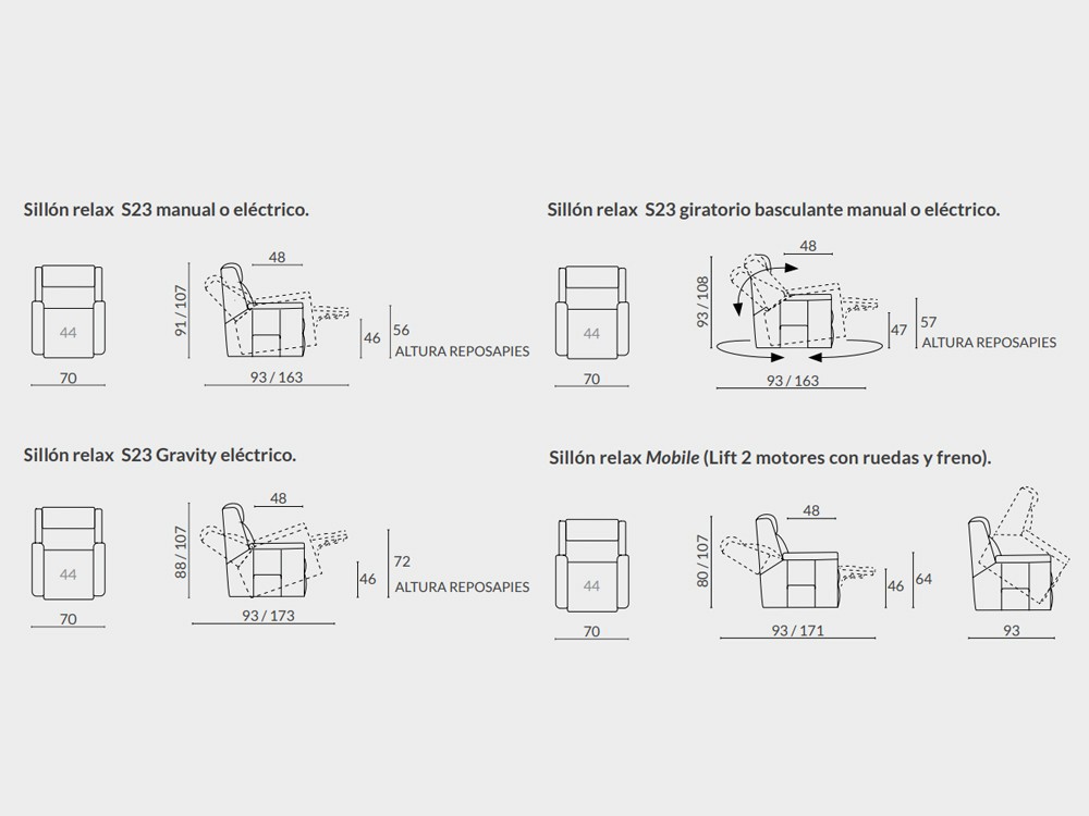 Sillón relax Balder de acomodel - 7