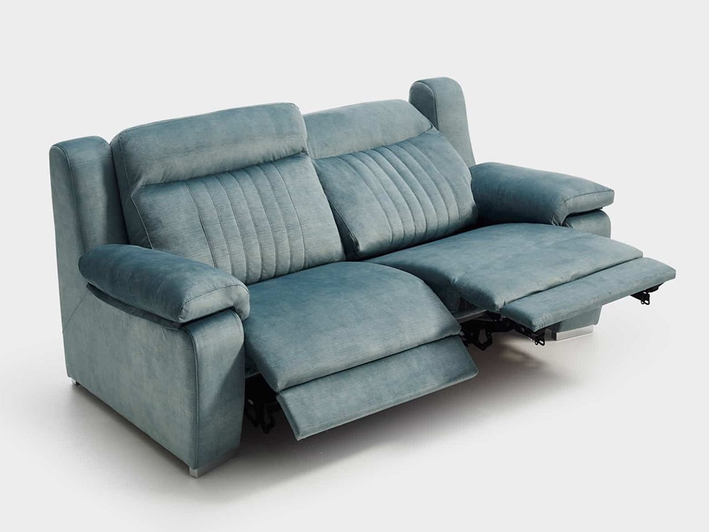 Sofá de 2 o 3 plazas con sistema fijo o relax Gladio de Acomodel - 3