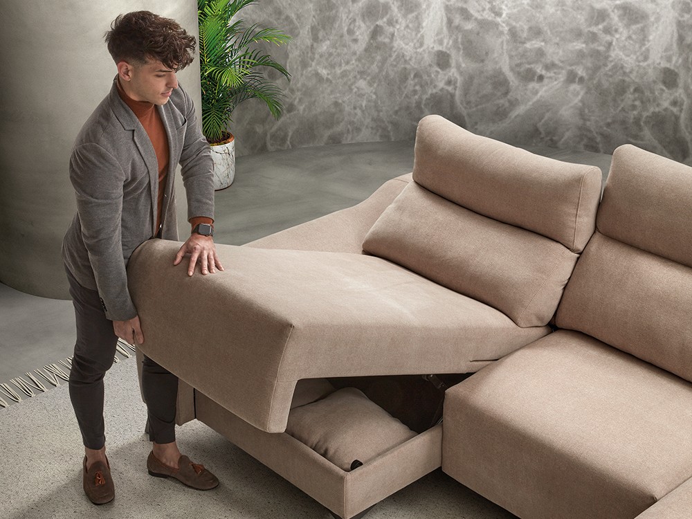 Chaiselongue deslizante eléctrico Regina de Acomodel - 5