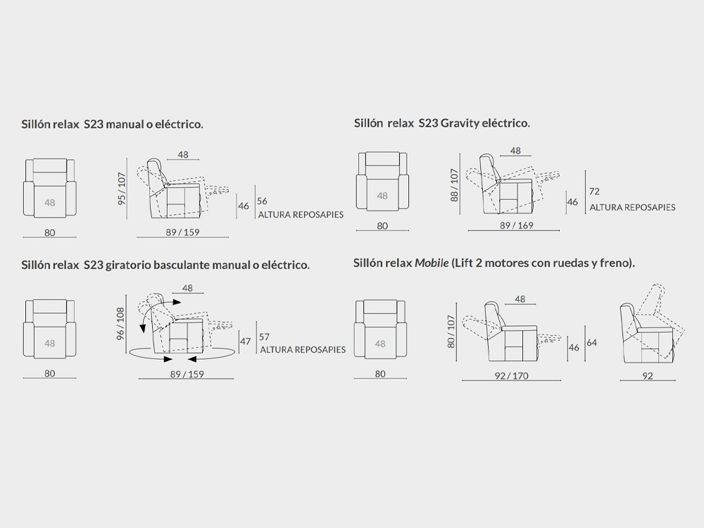 Sillón relax Pol de Acomodel - 5