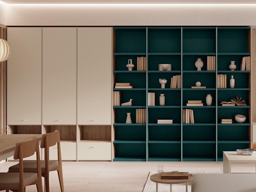 Librería para salón de Tegar Mobel - 1