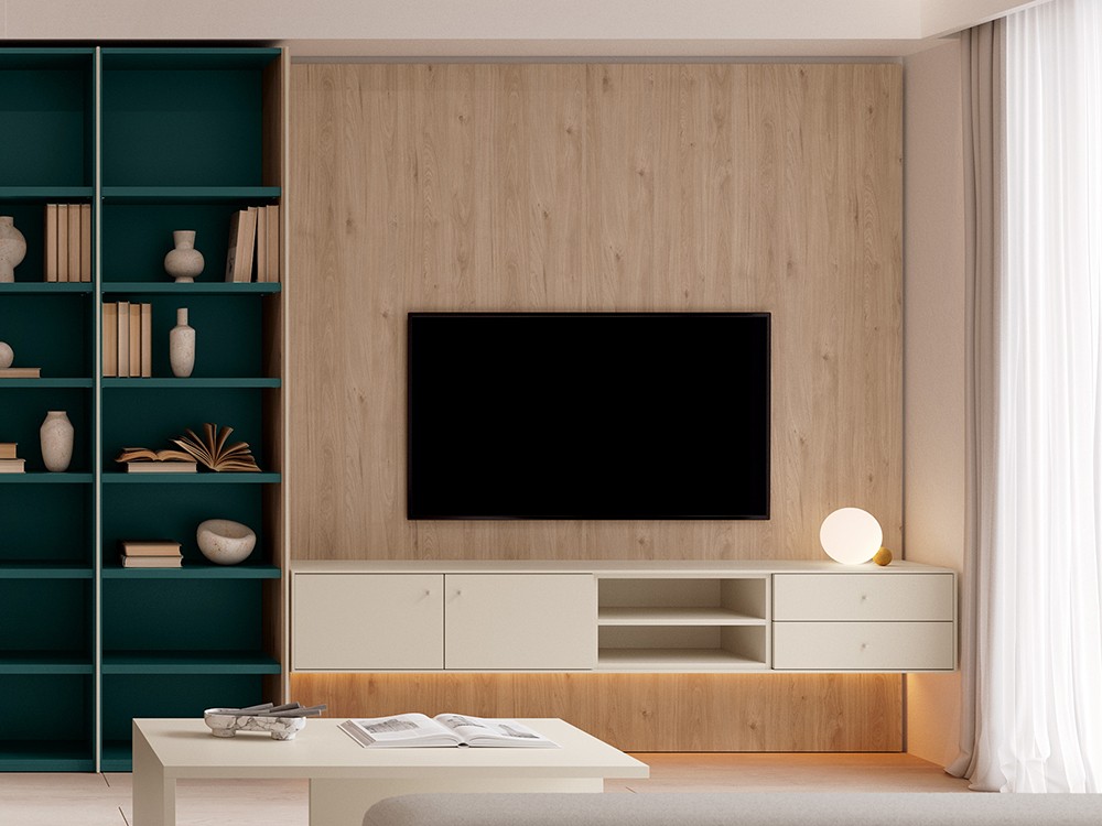 Librería para salón de Tegar Mobel - 2