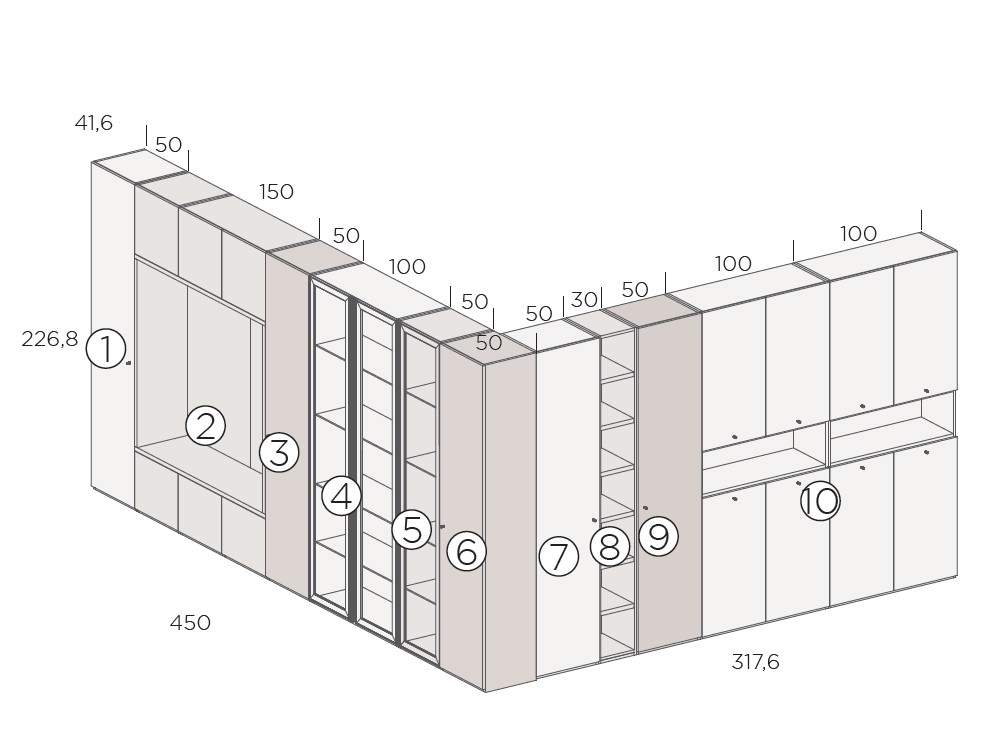Librería para salón 04 de Tegar Mobel - 5